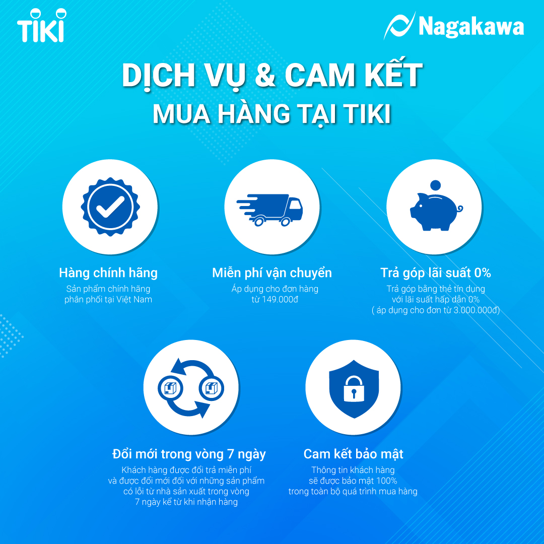 Nồi Cơm Điện Nắp Gài Nagakawa NAG0131 (1.2 Lít) - Hàng Chính Hãng