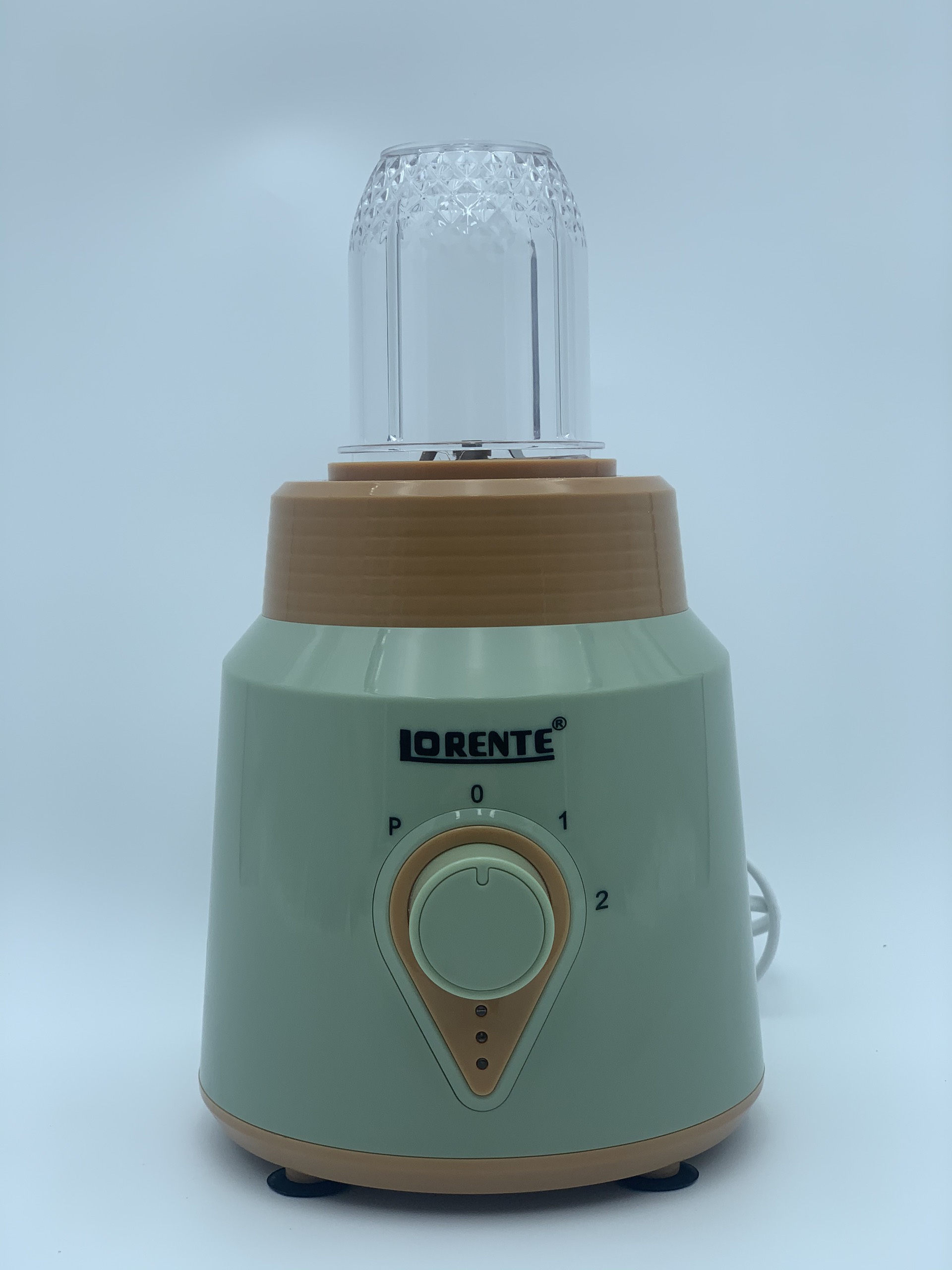 Máy xay sinh tố đa năng kèm bình giữ nhiệt Lorente LT-2626 màu vàng xanh - Hàng Chính Hãng