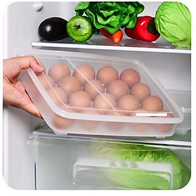 Hộp Đựng Trứng 24 Quả Có Nắp Bảo Quản Lạnh Cao Cấp Chắc Chắn