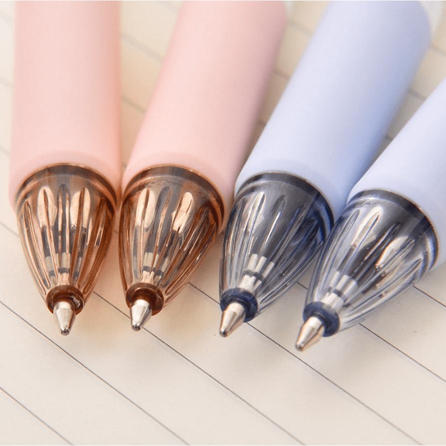Bút Bi 4 Ngòi 4 Màu 0.7 mm - Deli S311 - Thân Bút Hồng