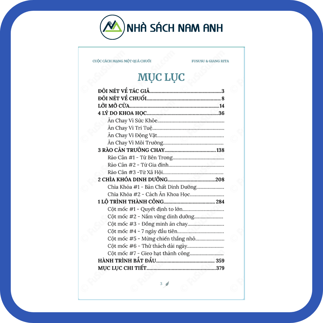 Cuộc Cách Mạng Một Quả Chuối: Bí Quyết Ăn Chay Trường Sướng Giữa Đời Thường Với Plant-based Nutrition - Tác giả Fususu & Giang Rita