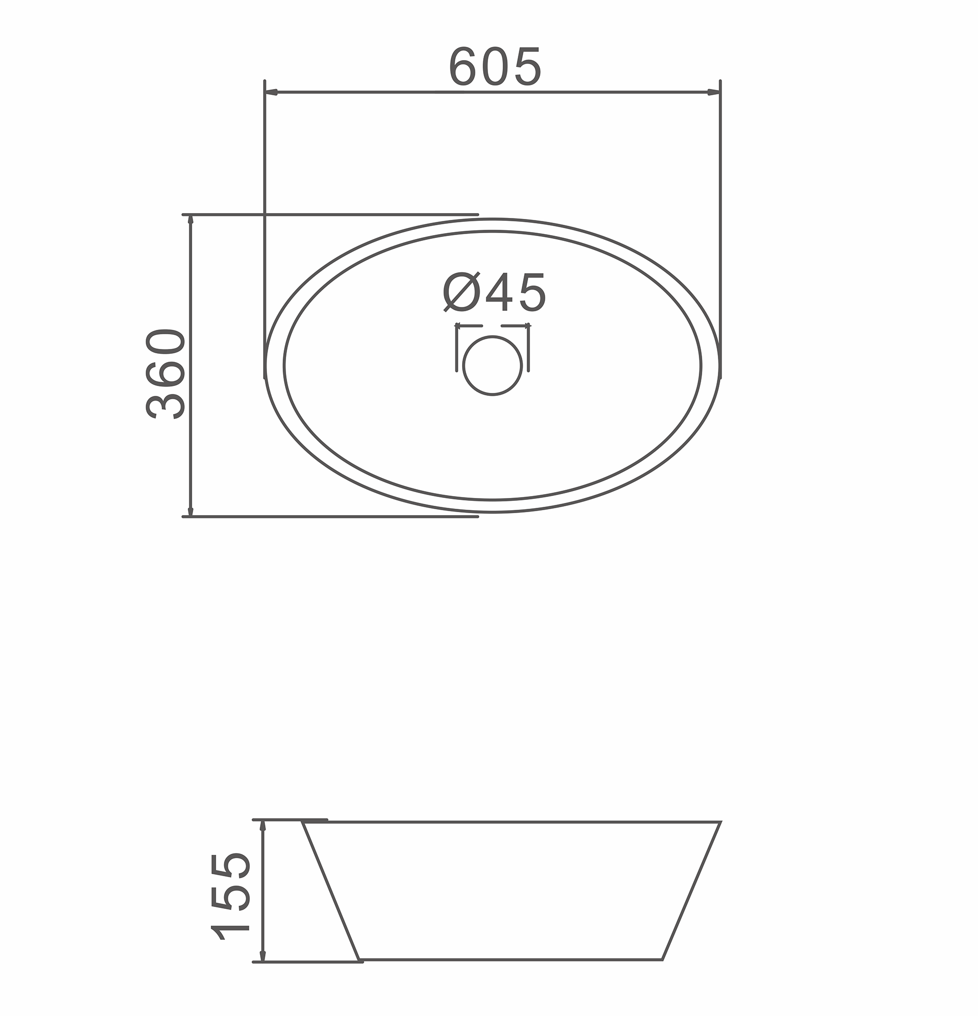 CHẬU LAVABO SỨ NGA CAO CẤP GAPPO GT303