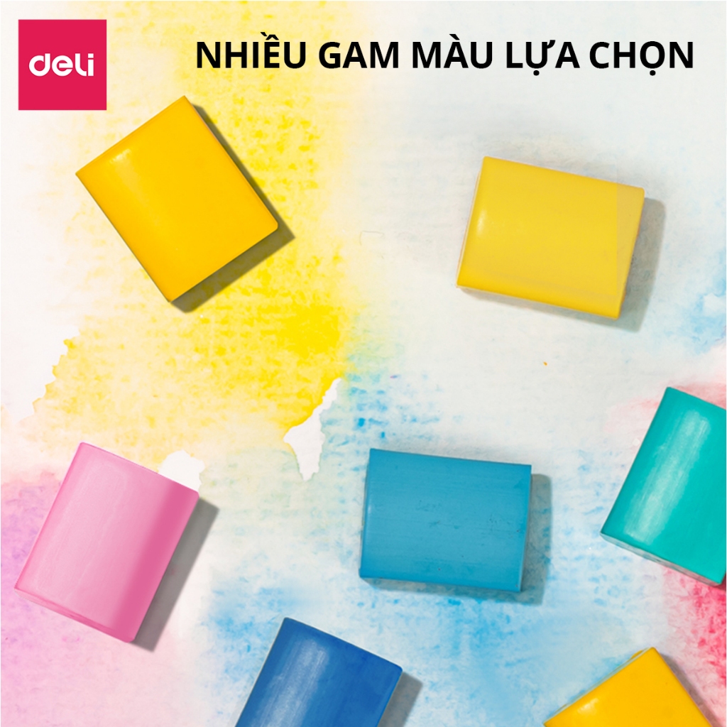 Màu Nước Dạng Nén Dmast Solid Water Color 12/18/24/36 Màu Deli - Màu Nước Nén Mịn Loang Màu Tốt Kèm Bút Vẽ