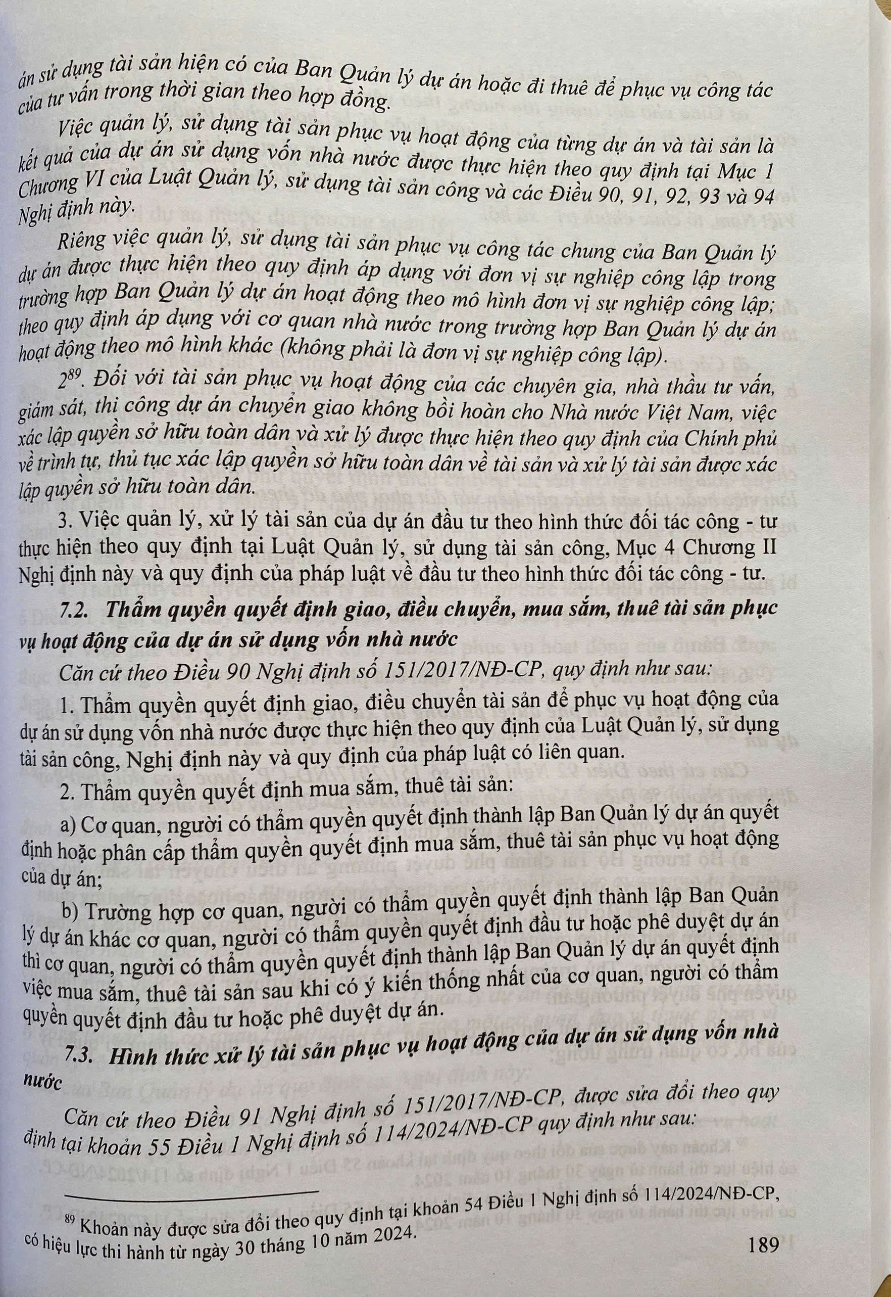 Chỉ Dẫn Áp Dụng Luật Quản Lý, Sử Dụng Tài Sản Công ( sửa đổi, bổ sung ) Năm 2024 - Chế Độ Quản Lý, Sử Dụng Tài Sản Công Tại Cơ Quan, Tổ Chức, Đơn Vị