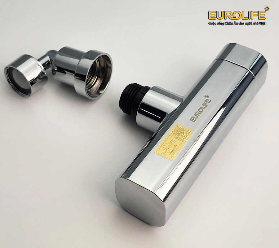 Đầu vòi tăng áp đa năng, điều hướng 360 độ, 3 chế độ chảy ưu việt cho vòi rửa chén Eurolife EL-TA05