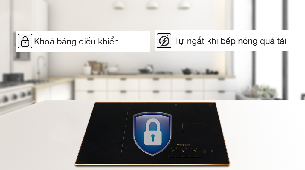Bếp từ hồng ngoại ba vùng nấu Kangaroo KG446i - Hàng chính hãng