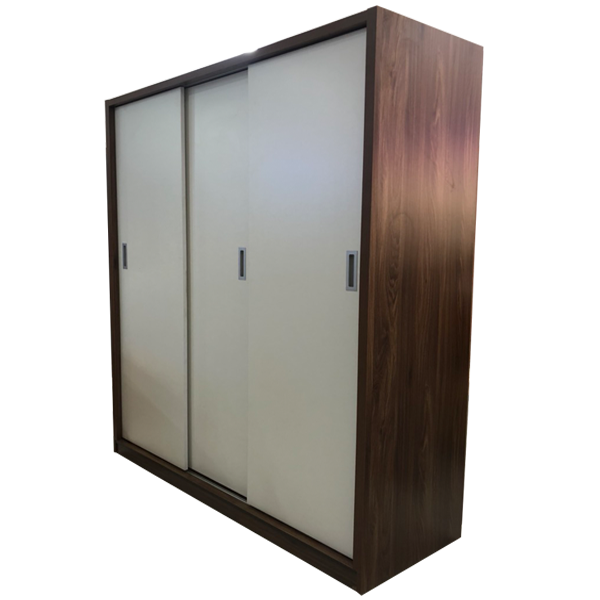 Tủ Áo Cửa Lùa 1m6 Gỗ MDF Melamine Cánh Trắng