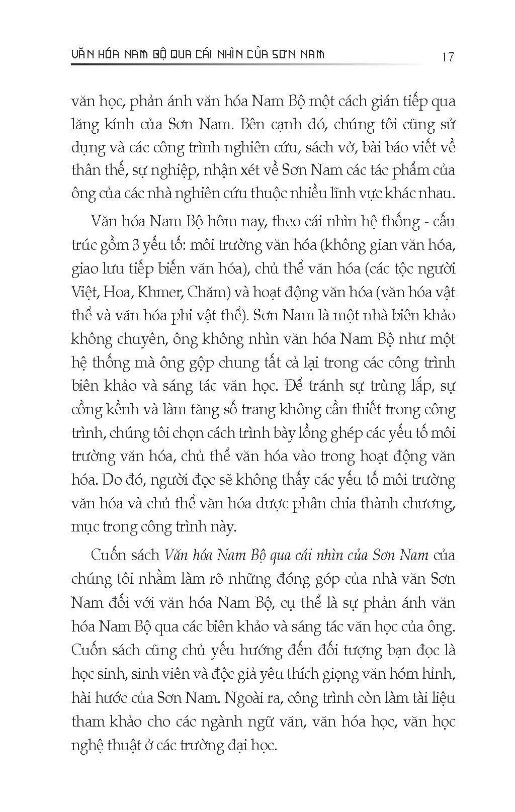 Văn Hóa Nam Bộ Qua Cái Nhìn Của Sơn Nam