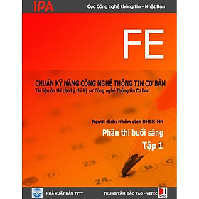 Sách Chuẩn kỹ năng công nghệ thông tin cơ bản phần thi buổi sáng tập 1