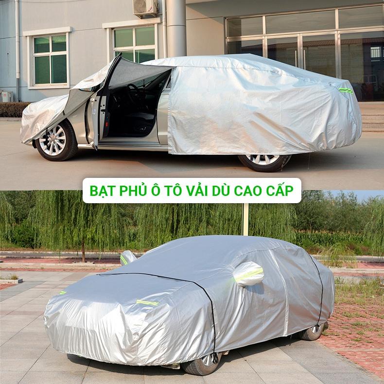 Bạt che phủ xe ô tô 5 chỗ Honda Brio, Bạt trùm xe hơi 5 chỗ cao cấp chất liệu vải PEVA chống nắng mưa, bạt phủ xe brio