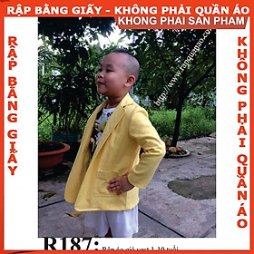 Rập giấy áo khoác bé trai mã R187 (BẢN VẼ)