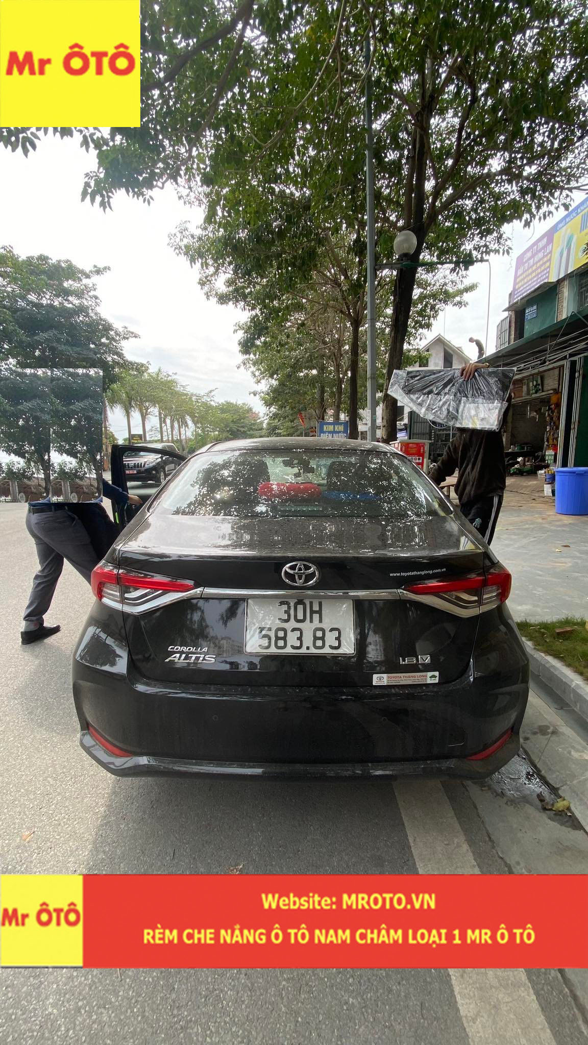 Rèm Che Nắng Xe Toyota Altis 2022-2023 Hàng Loại 1 MR Ô TÔ