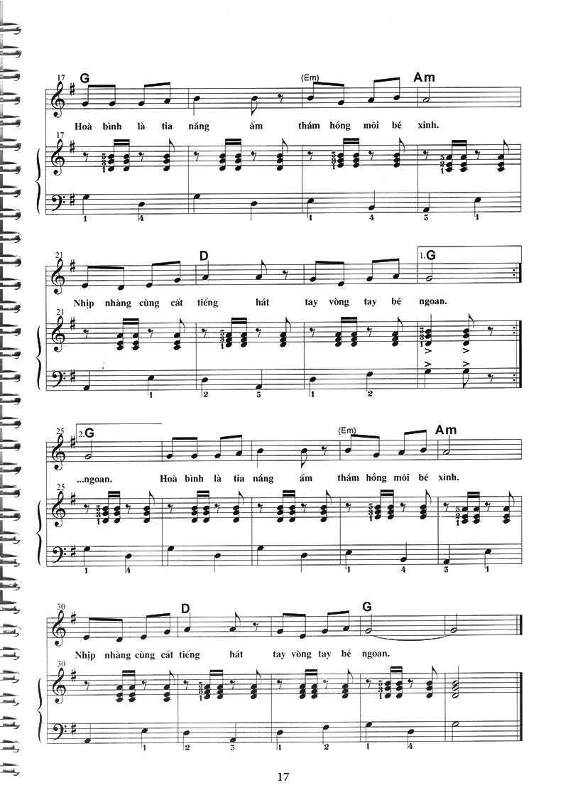 Thực Hành Đệm Piano - Chủ Đề: Ca Khúc Thiếu Nhi (Phần 1)