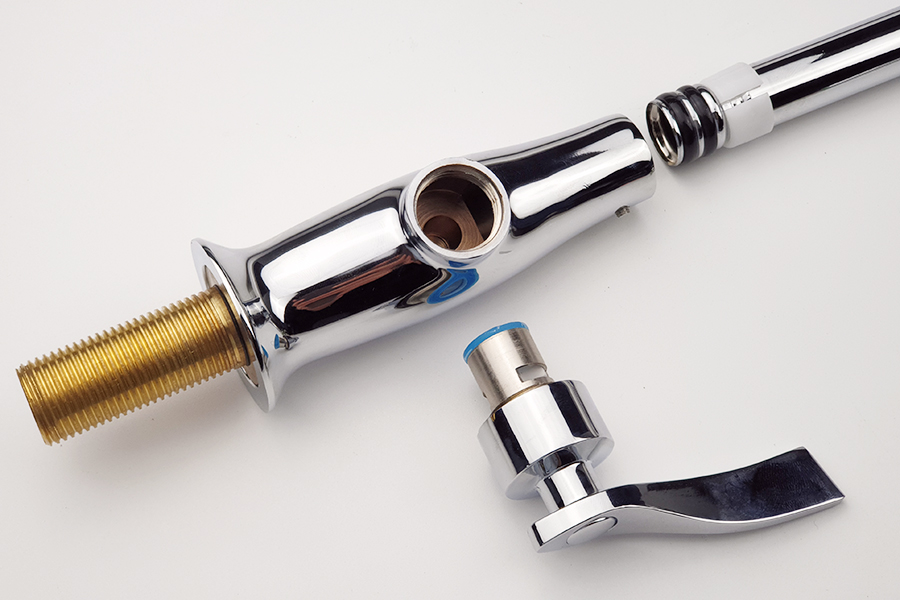 Vòi rửa chén lạnh Đồng mạ Chrome Eurolife EL-RC06 (Trắng bạc)