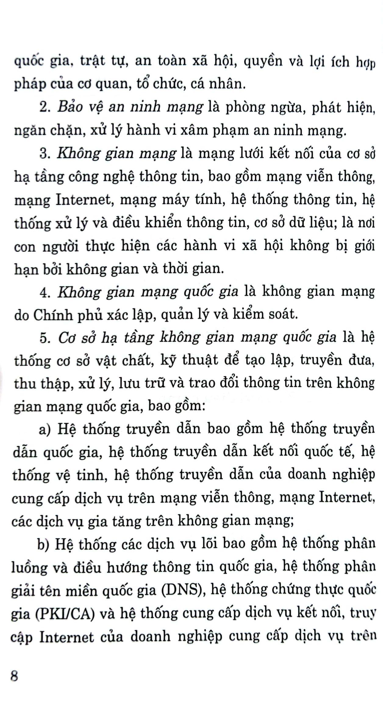 Luật An Ninh Mạng (Hiện Hành)