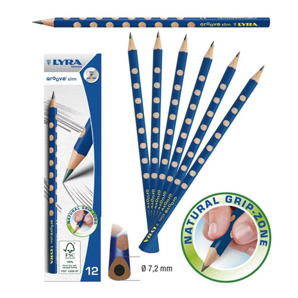 Bút chì đen nhập khẩu Đức Lyra Groove Slim HB
