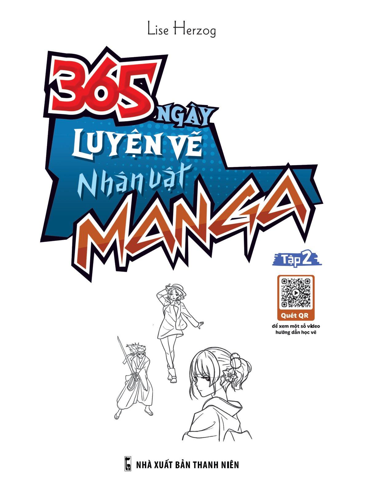 365 Ngày Luyện Vẽ Nhân Vật Manga - Tập 2