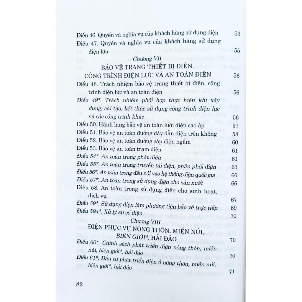 Sách - Luật Điện Lực (Hiện Hành) (Sửa Đổi, Bổ Sung Năm 2012, 2018, 2022) - NXB Chính Trị Quốc Gia