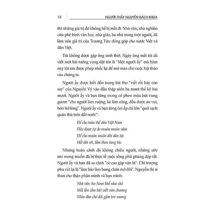 Sách - Người Thầy Nguyễn Bách Khoa - Kiều Mai Sơn - VIETNAMBOOK