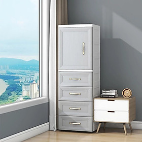 Tủ Nhựa Đựng Đồ 5 Tầng Nubie Phong Cách Hiện Đại, Tủ Đựng Quần Áo, Đồ Dùng Đa NănG, Nhựa PP Bền Đẹp