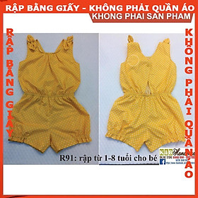 Rập giấy mã R91 (BẢN VẼ)
