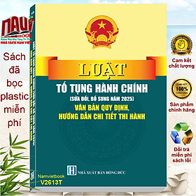 Sách Luật Tố Tụng Hành Chính sửa đổi, bổ sung năm 2025 (V2613T)