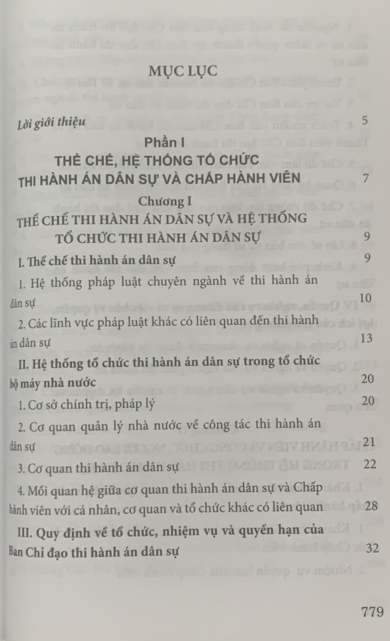 Cẩm nang thi hành án dân sự (Tái bản lần thứ hai, có sửa đổi, bổ sung)