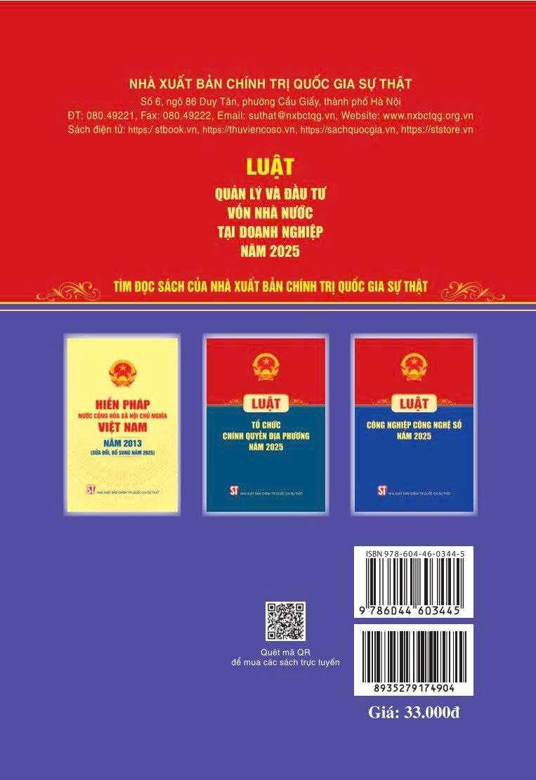 Luật Quản lý và đầu tư vốn Nhà nước tại doanh nghiệp năm 2025