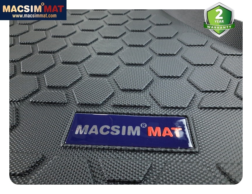 Thảm lót cốp xe ô tô Honda Civic 2012-2016 nhãn hiệu Macsim chất liệu TPV cao cấp màu đen(146)