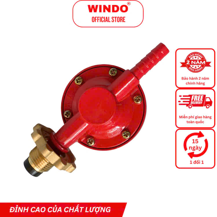Van Gas Cao Áp Chuyên Dùng Cho Bếp Công Nghiệp Khè WINDO - 333 | Van điều áp bếp khè- Hàng chính hãng