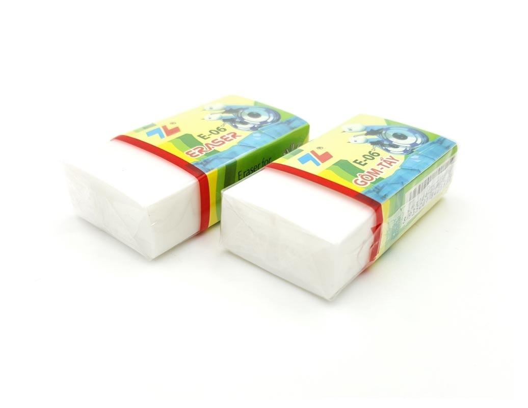Vỉ 2 Cục Gôm Thiên Long E-06