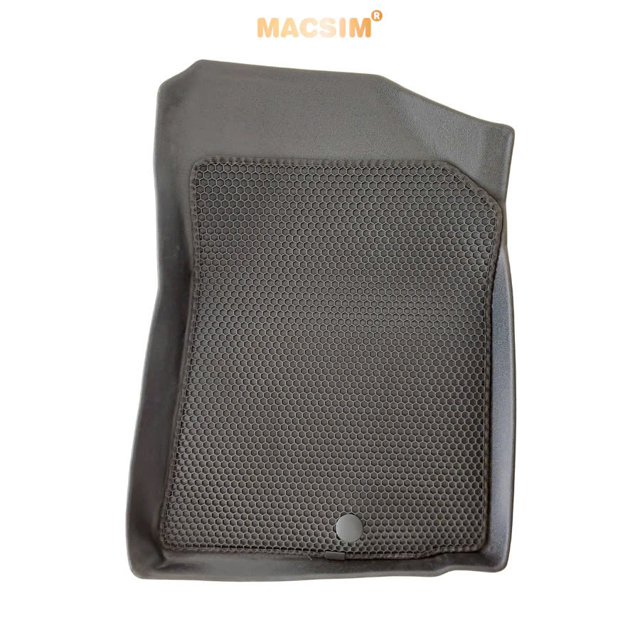Thảm ô tô(sd1)2 lớp dạng lưới lục giác màu đen cho xe Kia cerato 2019-nay - bề mặt cao su siêu sạch