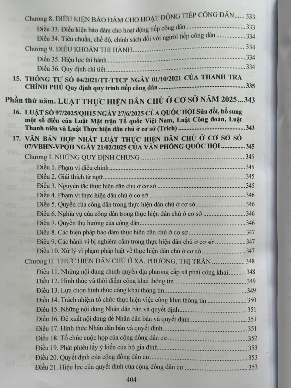 Sách Luật Thanh Tra năm 2025, Luật Khiếu Nại, Luật Tố Cáo, Luật Phòng, Chống Tham Nhũng, Luật Tiếp Công Dân (V2607D)
