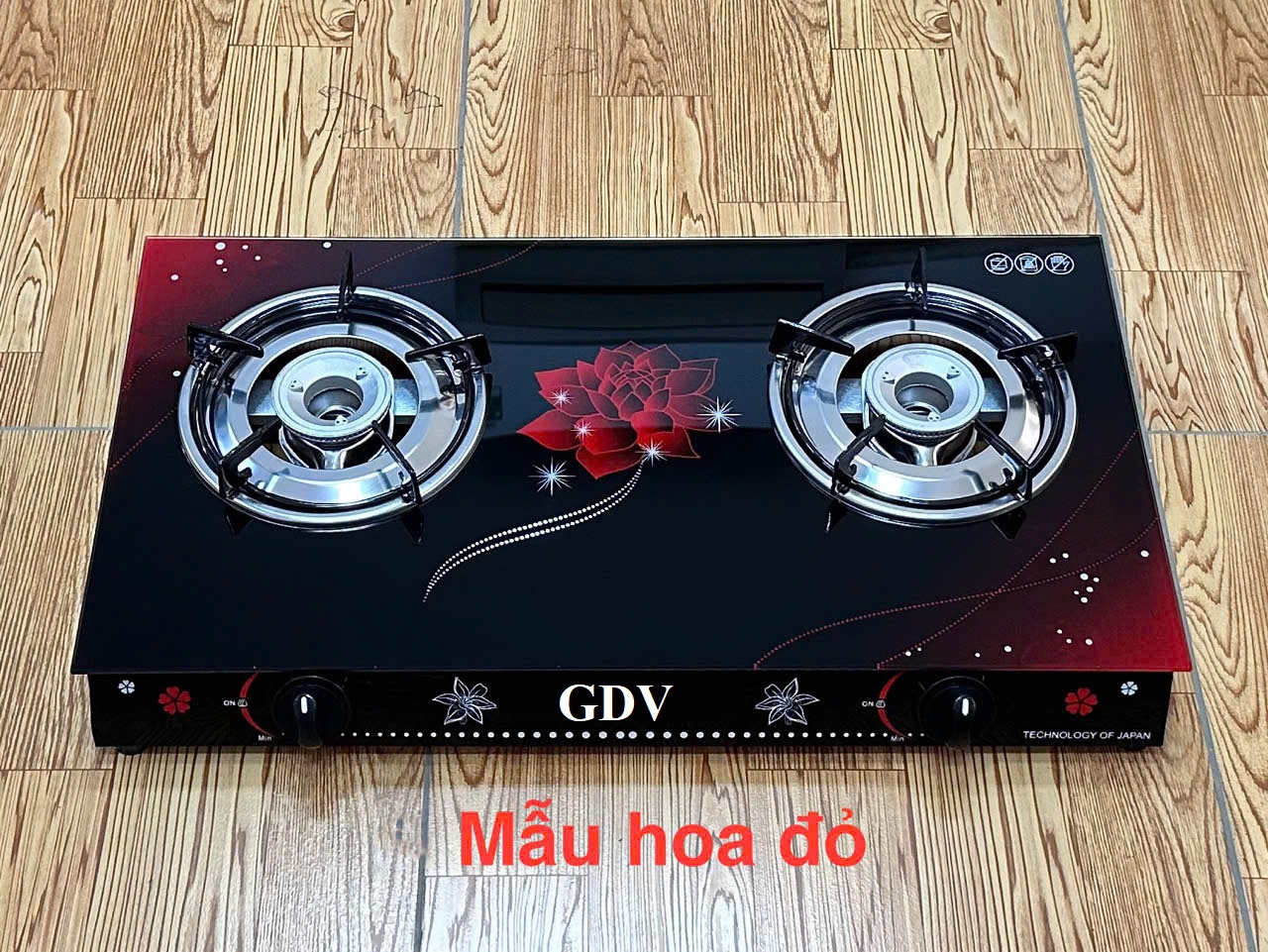 Bếp Gas Đôi Dương Kính GDV - Màu Ngẫu Nhiên - Hàng Chính Hãng