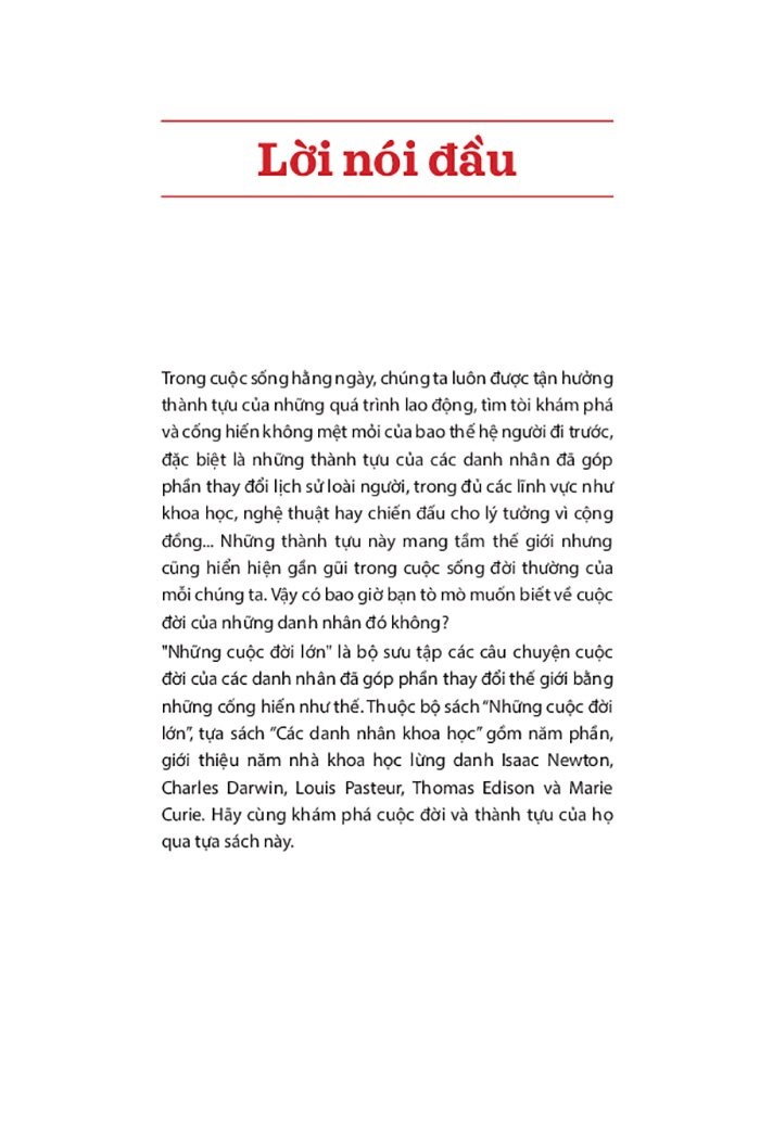Những Cuộc Đời Lớn - Các Danh Nhân Khoa Học - Catmint Books, trẻ