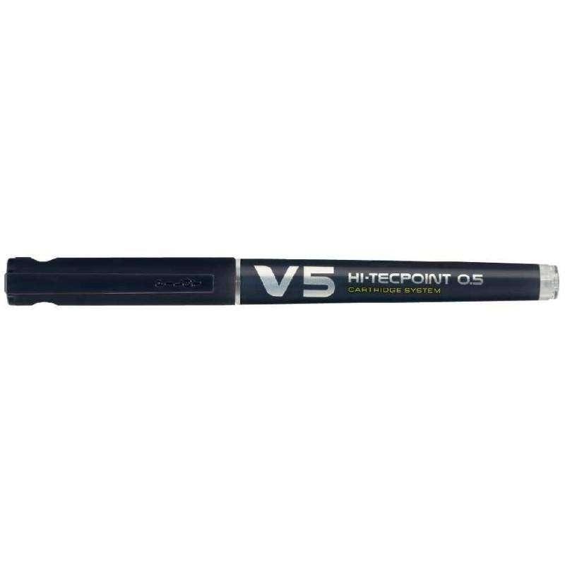Bút Mực Nước Pilot 0.5mm Hi-Tech V5 Cartridge System BXC-V5-B-BGD - Mực Đen