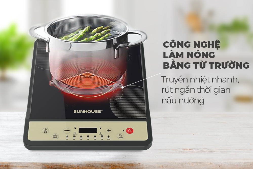 BẾP TỪ ĐƠN SUNHOUSE SHD6158 - Hàng Chính Hãng