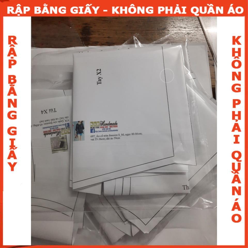 Rập giấy bộ đùi cổ tim 1392 (BẢN VẼ)