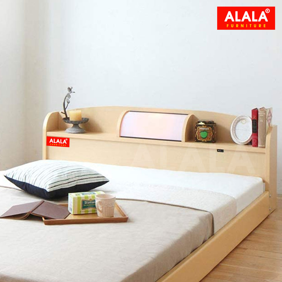 Giường thấp ALALA71 / Miễn phí vận chuyển và lắp đặt tận nơi/ Đổi trả 30 ngày/ Sản phẩm được bảo hành 5 năm từ thương hiệu ALALA/ Chịu lực 700kg
