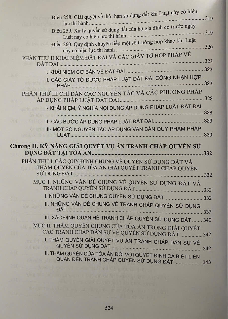 Chỉ Dẫn Áp Dụng Luật Đất Đai Năm 2024 và Kỹ Năng Giải Quyết Tranh Chấp Đất Đai Tại Toà Án