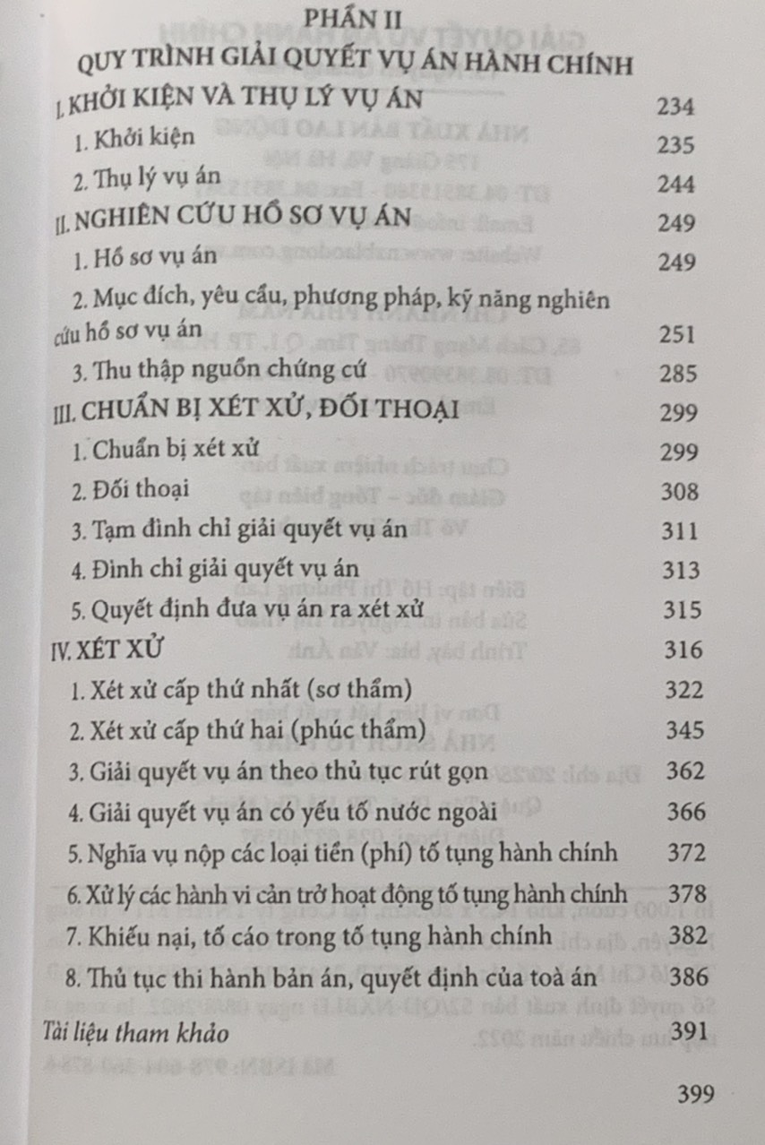 Giải quyết vụ án hành chính