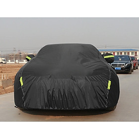 Bạt phủ ô tô Kia Cerato chất liệu Polyester - màu đen cao cấp MACSIM màu đen