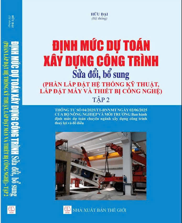 Bộ Định Mức Dự Toán Xây Dựng Công Trình ( Sửa đổi, bổ sung ) Tập 1, 2, 3