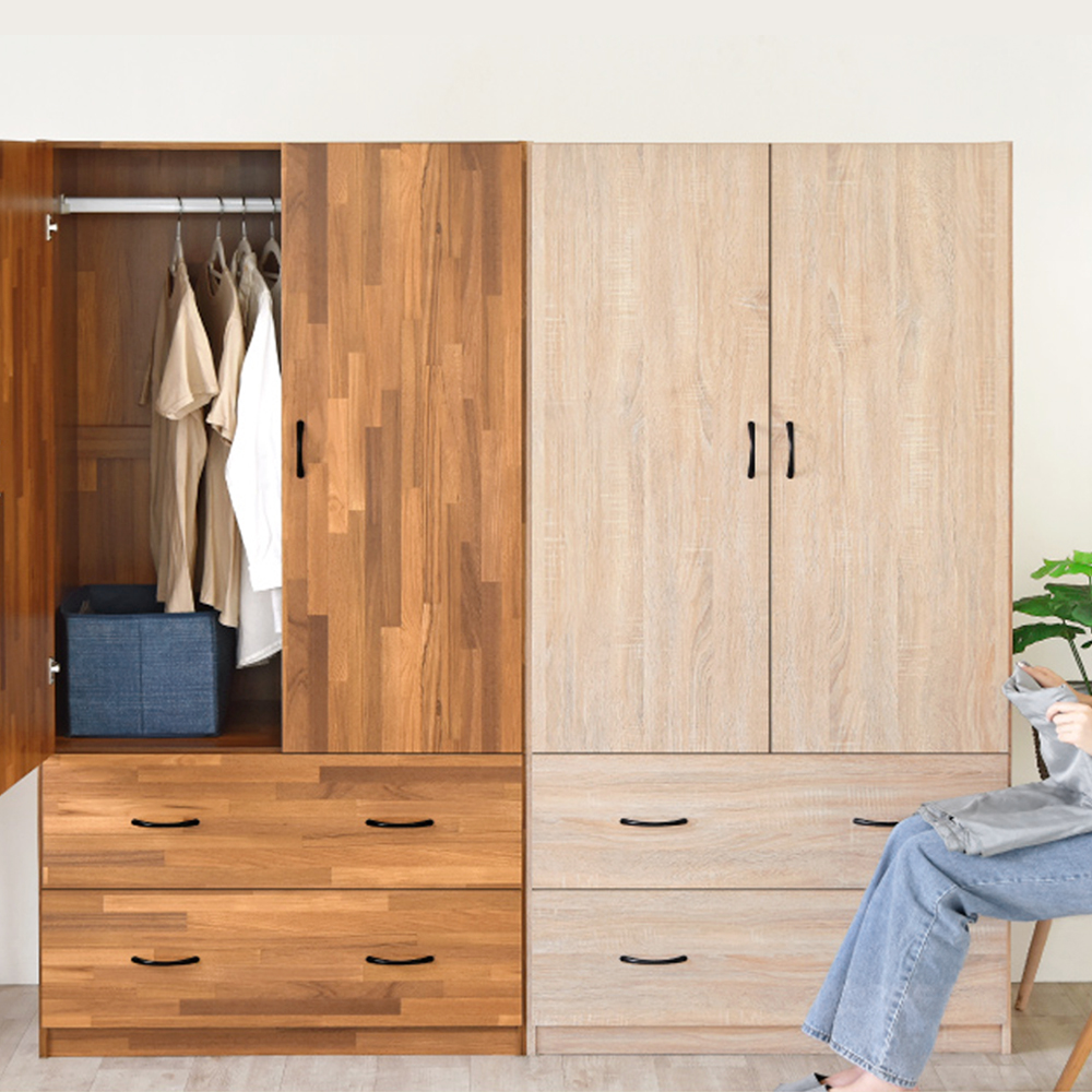 TỦ QUẦN ÁO ECOFURNIX GT2123 2 CÁNH HIỆN ĐẠI