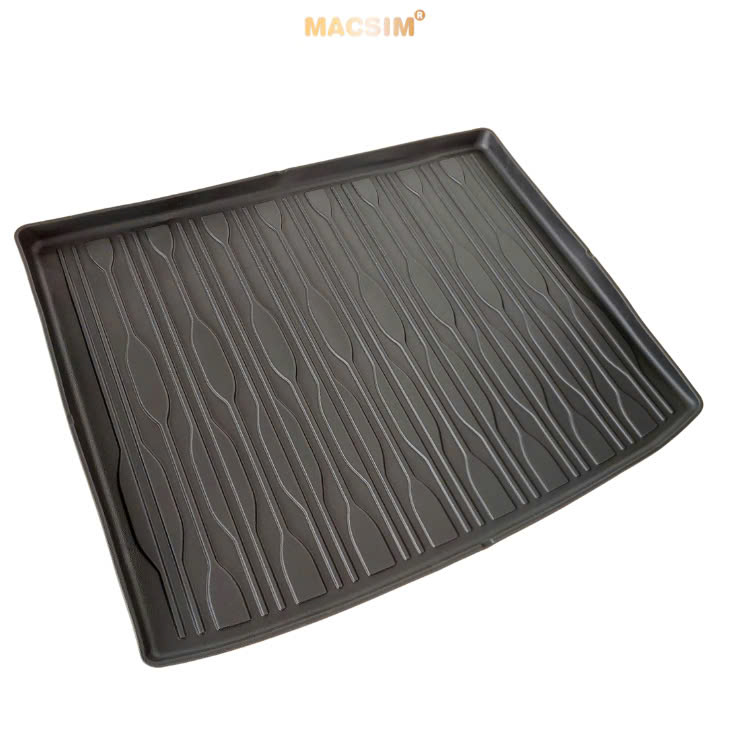Thảm lót cốp sd4 xe ô tô BYD Atto3 2023+ Nhãn hiệu Macsim chất liệu nhựa TPE cao cấp màu đen