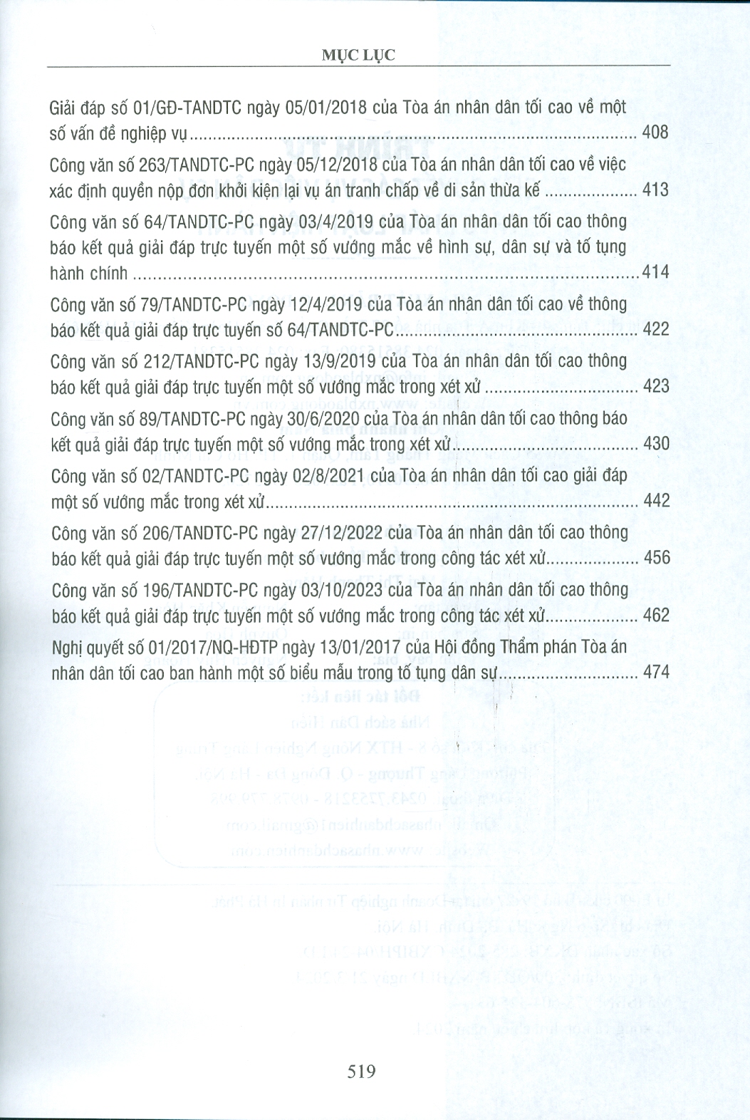 Trình Tự Giải Quyết Các Vụ Việc Dân Sự Theo Pháp Luật Hiện Hành - ThS. NCS. Tạ Đình Tuyên tuyển chọn và hệ thống