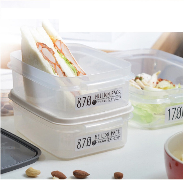 Hộp thực phẩm Million Pack thương hiệu Yamada, nắp bằng silicone mềm dẻo, an toàn tuyệt đối khi sử dụng -Made in Japan