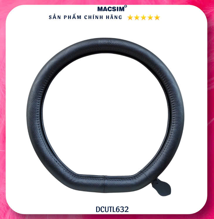Bọc vô lăng cao cấp VF6- VF7 Macsim mã DCUT L632 cỡ nhỏ nhất lõi cao su non