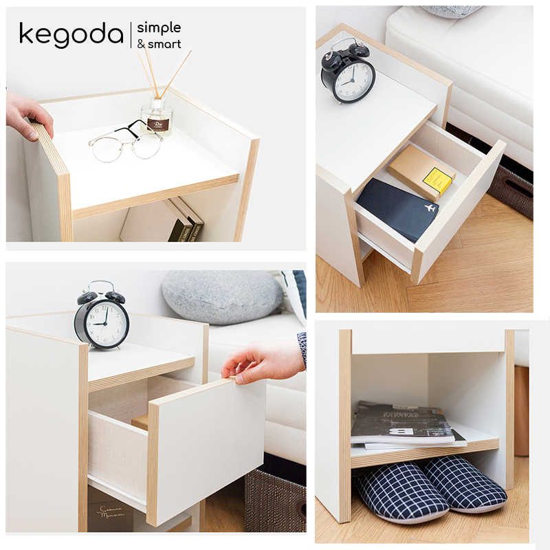 Kệ Gỗ Đầu Giường Có Ngăn Kéo Handi Thương Hiệu KEGODA KGD82