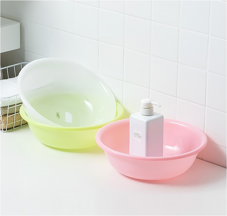 Combo 02 chậu nhựa tròn Inomata 4,2L hàng nội địa Nhật Bản - Made in Japan